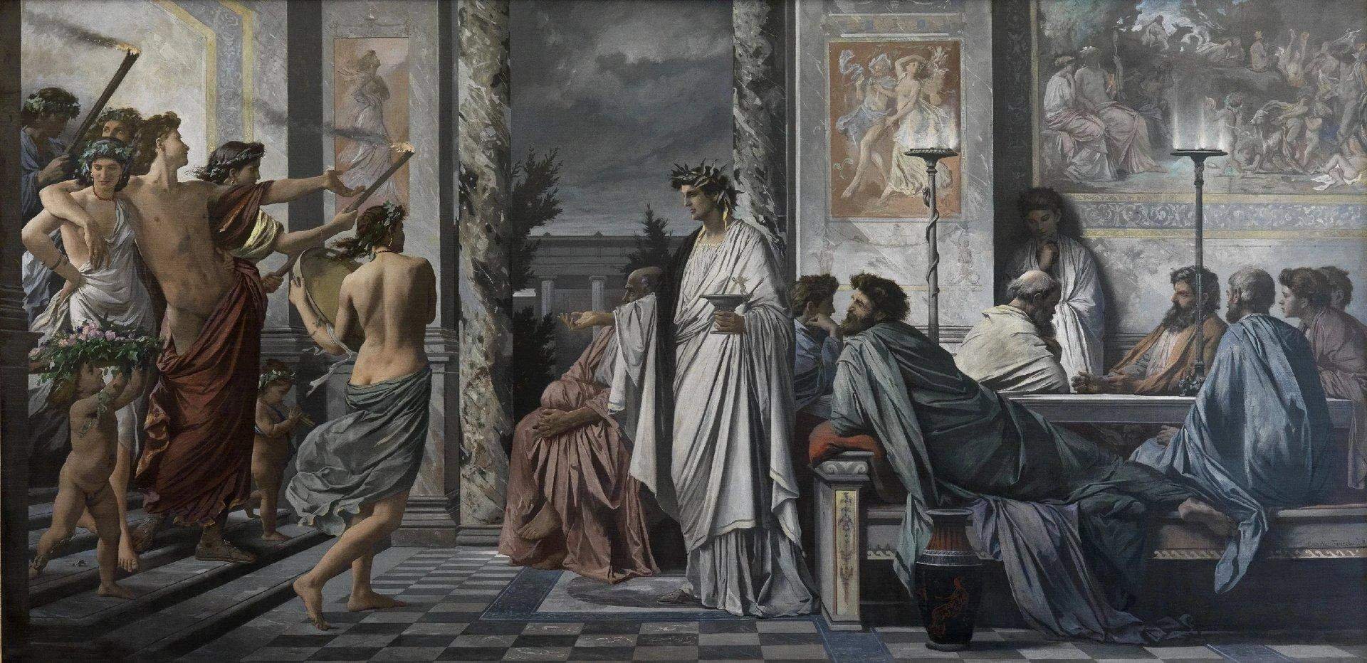 Симпозиум пир Платона картина