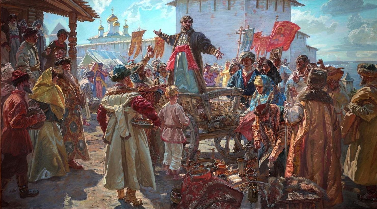 Картина воззвание Минина 1612