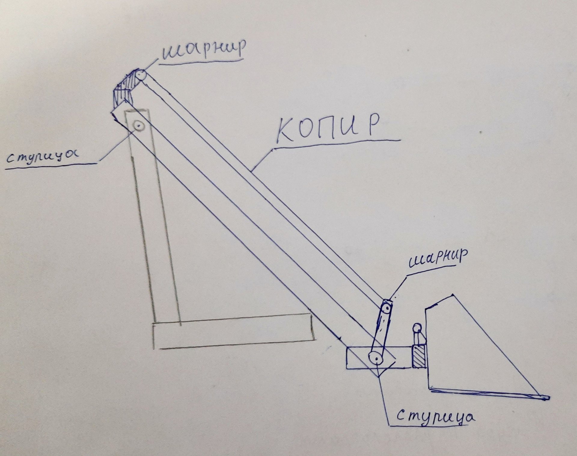 Мини погрузчик чертежи