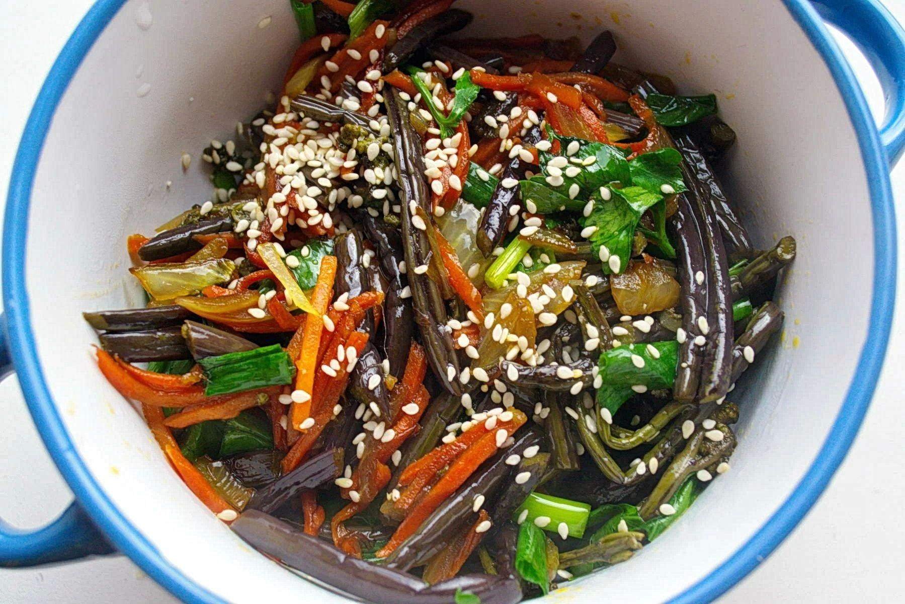 Папоротник салат по корейски рецепт с фото