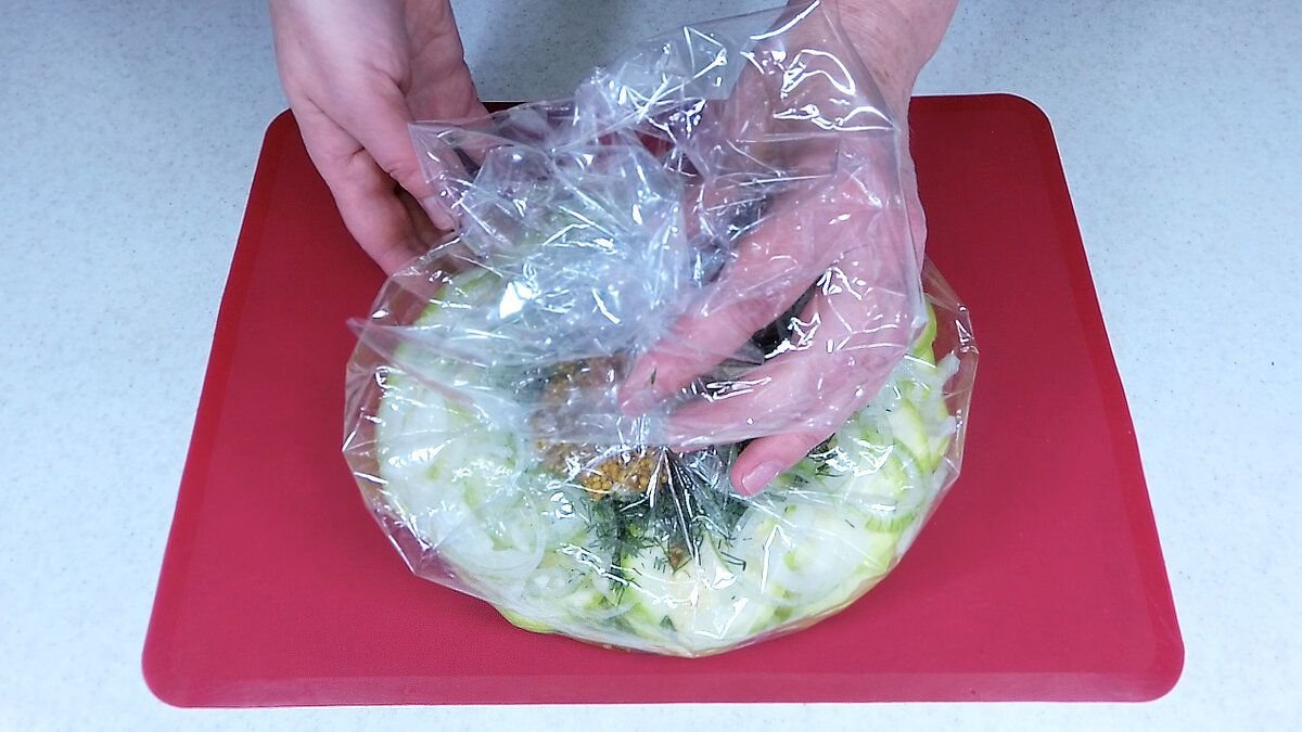 Как приготовить кабачки в пакете для запекания