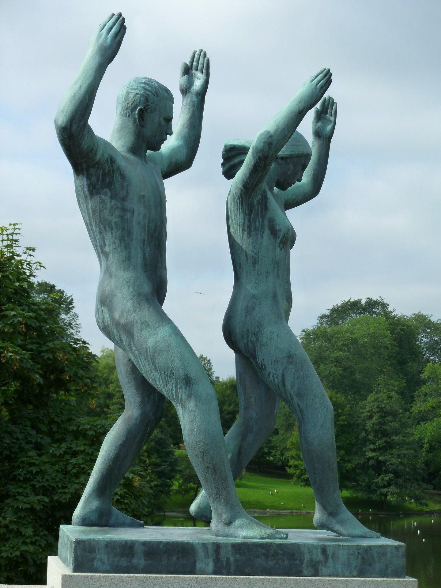 Осло скульптуры в парке