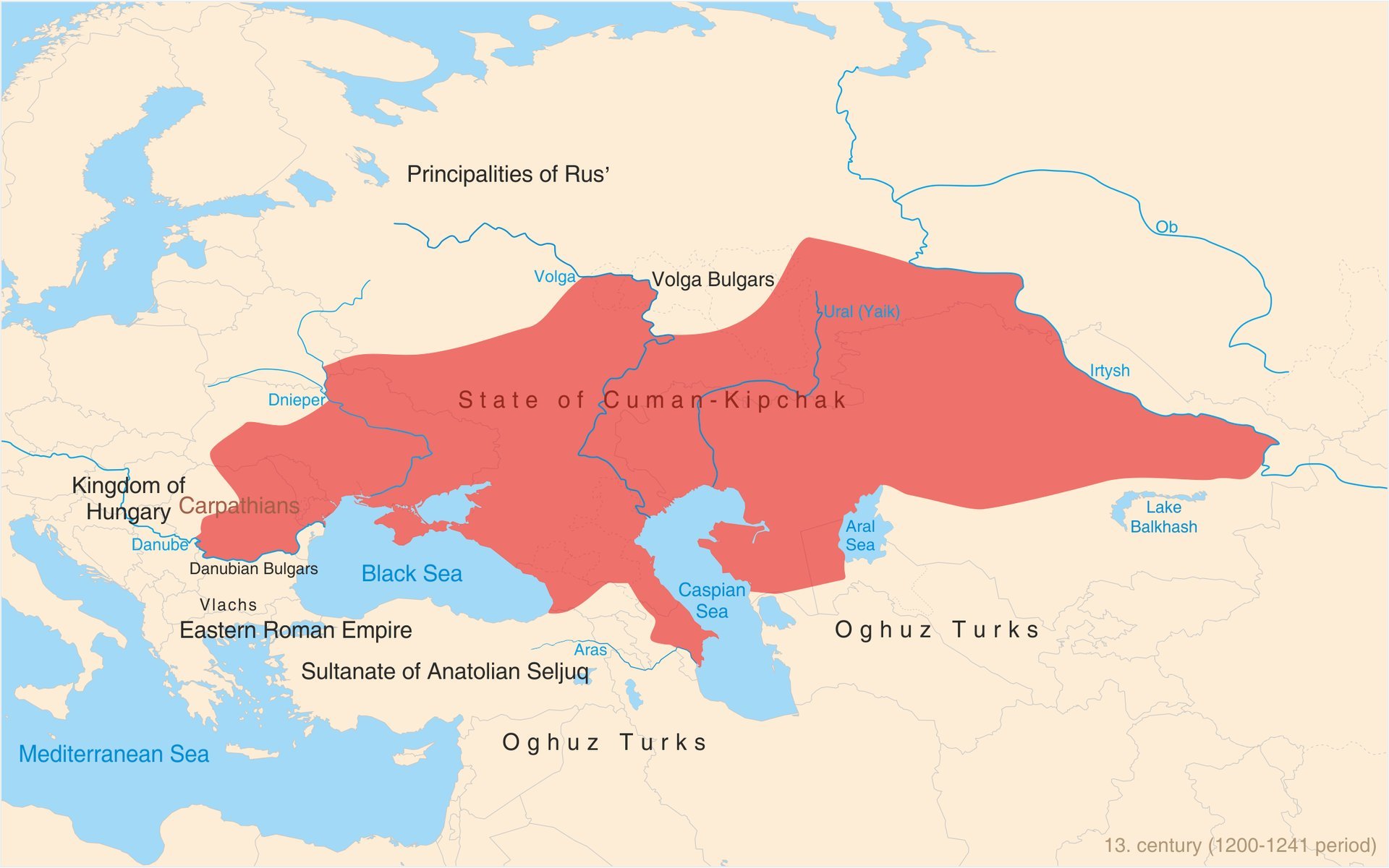 Карта великой степи