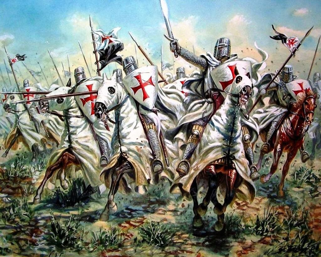 Крестовый поход тамплиеры картина
