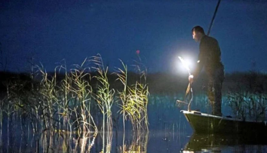 ловить острогой