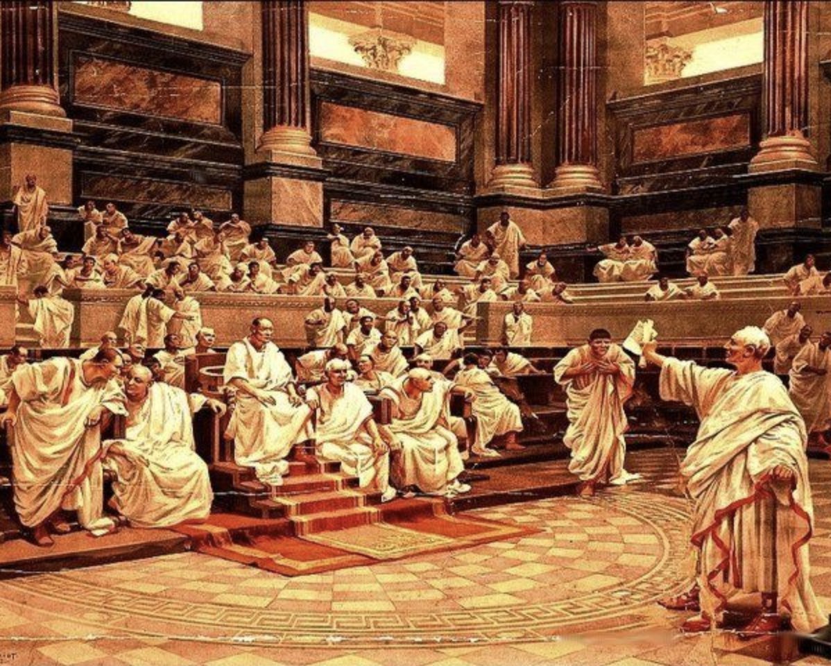 Античное общество было. Римский Сенат. Цицерон древний Рим. Сенат римской империи. Сенат в древнем Риме.