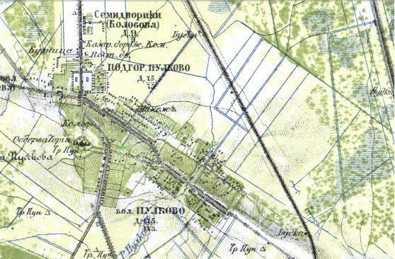 Пулковская обсерватория карта