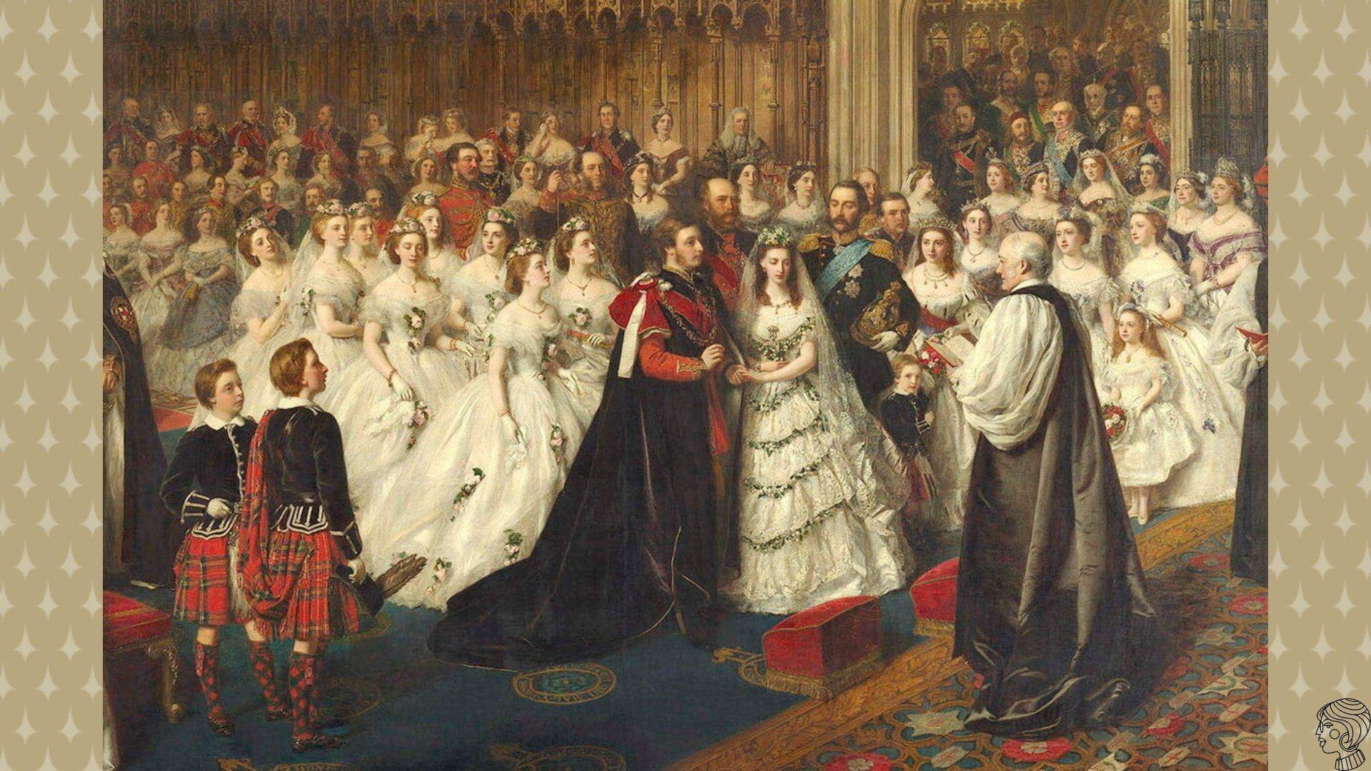 Королева виктория в свадебном платье