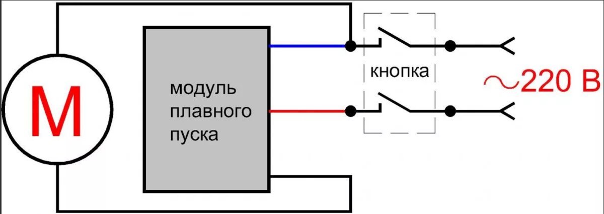 Схема плавного пуска электроинструмента своими руками