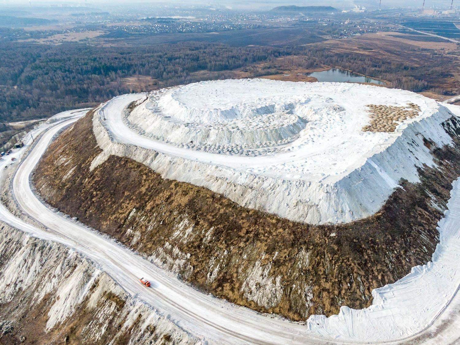 фосфогипсовая гора в воскресенске