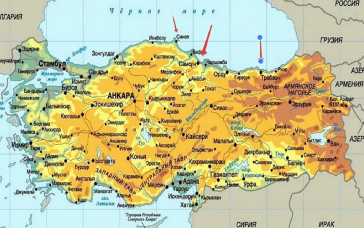 Виртуальная карта турции для россиян