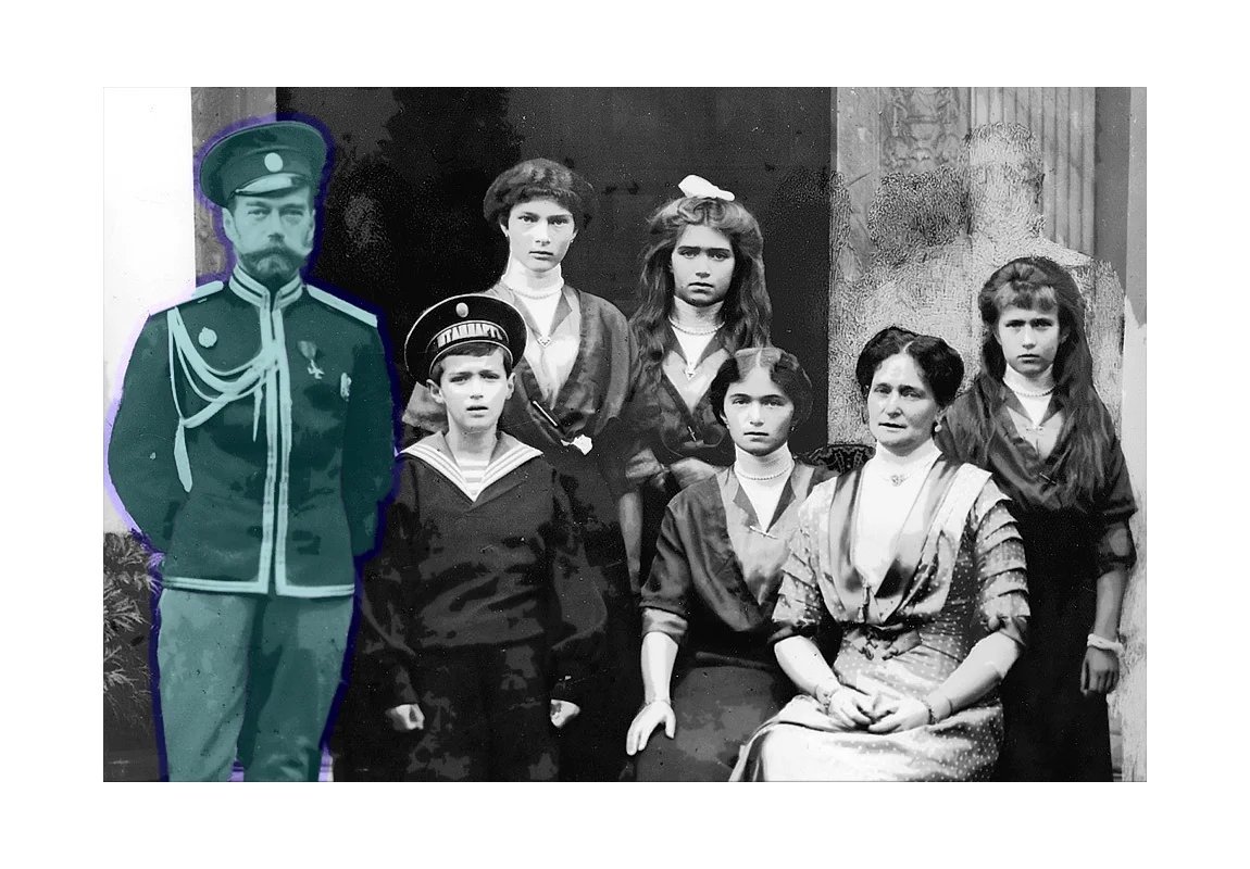 Царская семья перед расстрелом картина