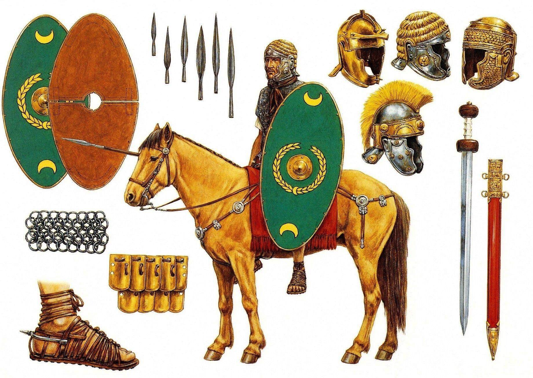 Римская кавалерия вооружение