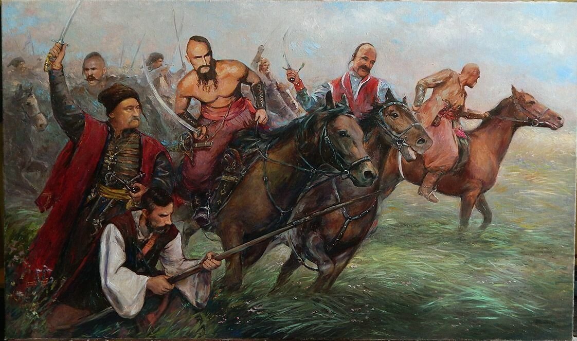 Ukrainian cossack. Козак Запорожской Сечи.