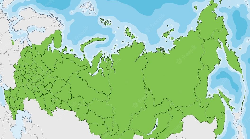 Карта россии 2023г