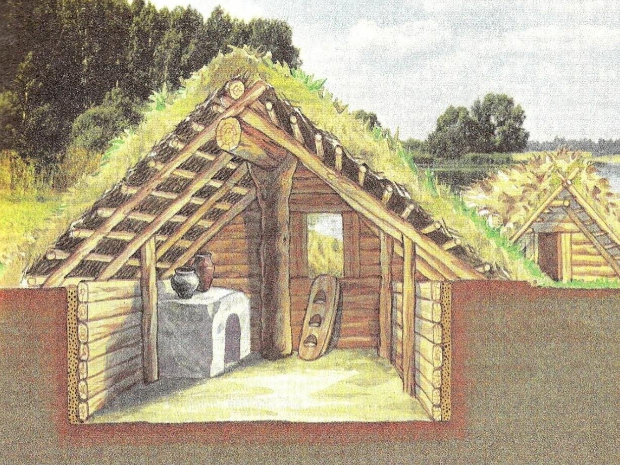 Землянка жилище древних славян