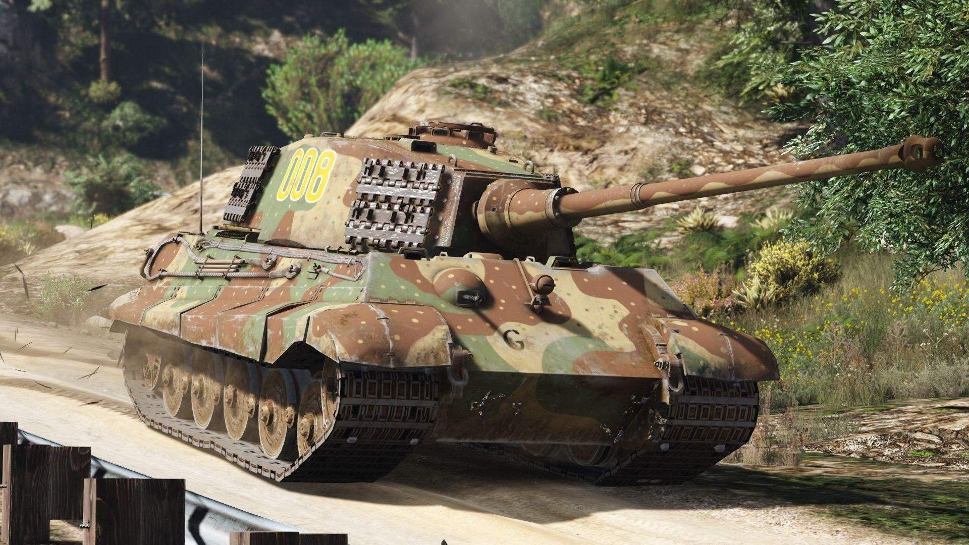 Gta 5 tiger tank фото 82