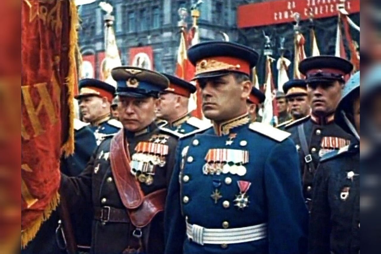 парад победы 1945 года на красной площади в москве