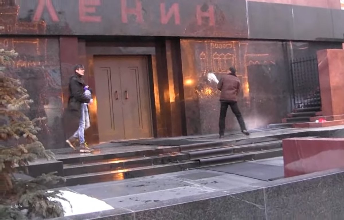 Эскалатор в мавзолее Ленина