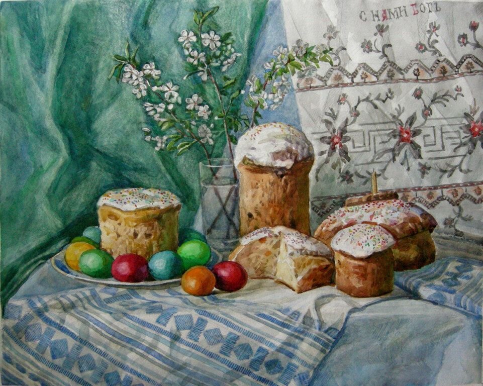 Пластов куличи картина