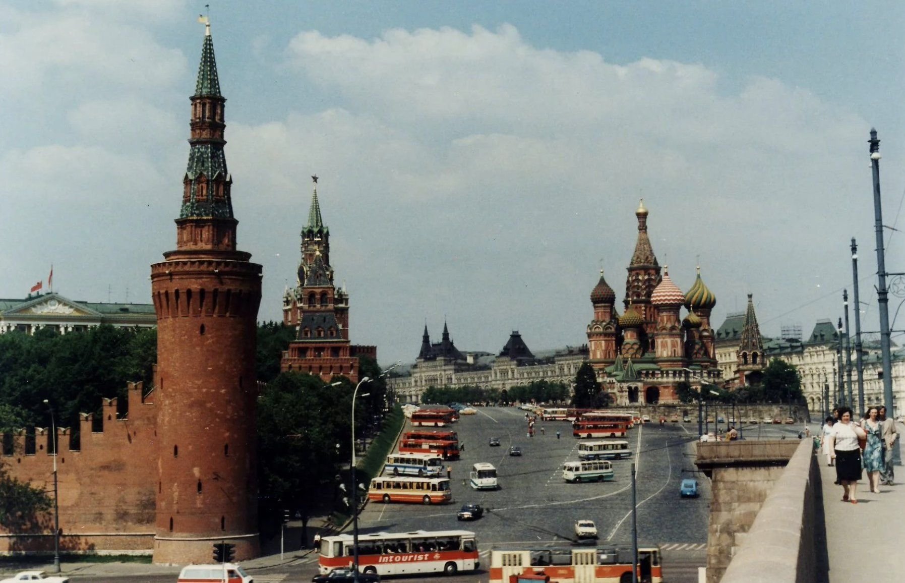 Кремль Москва 90-е