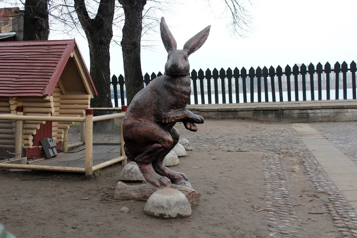 Заяц на петропавловской крепости