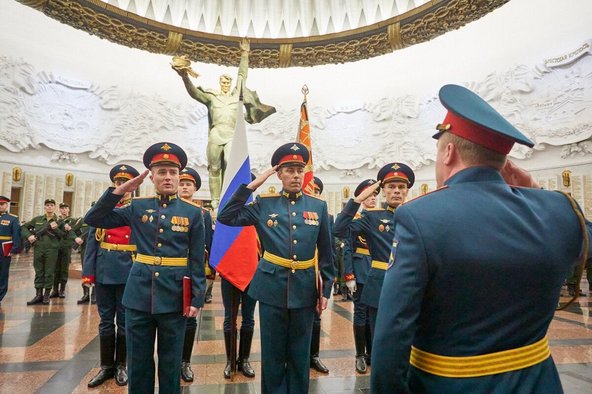 Присяга на поклонной горе преображенский полк