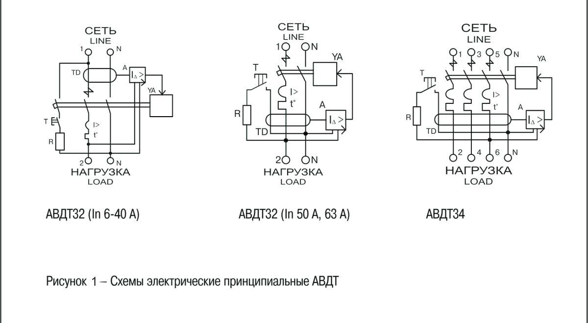 Схема подключения авдт