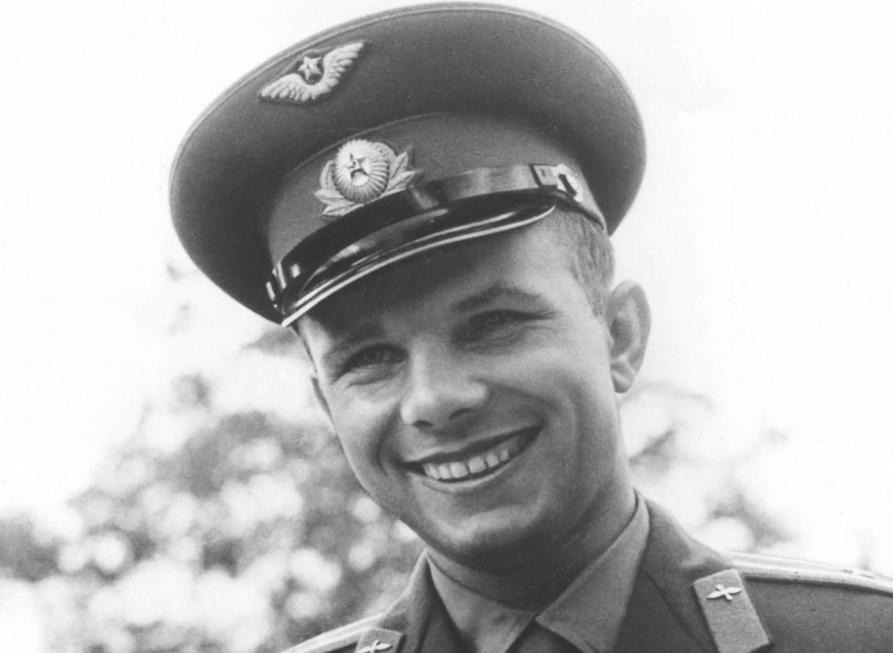 Юрий Гагарин улыбка