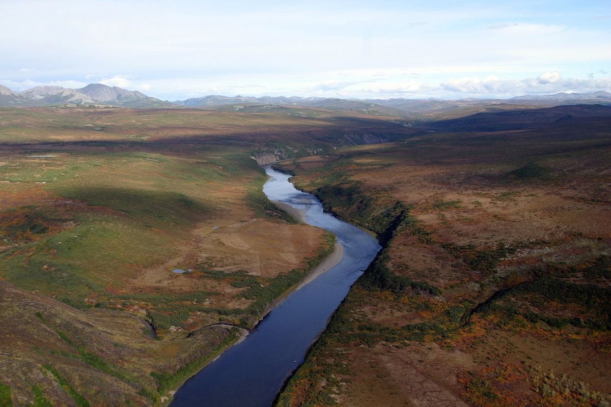 Река Ыгыатта в Западной Якутии