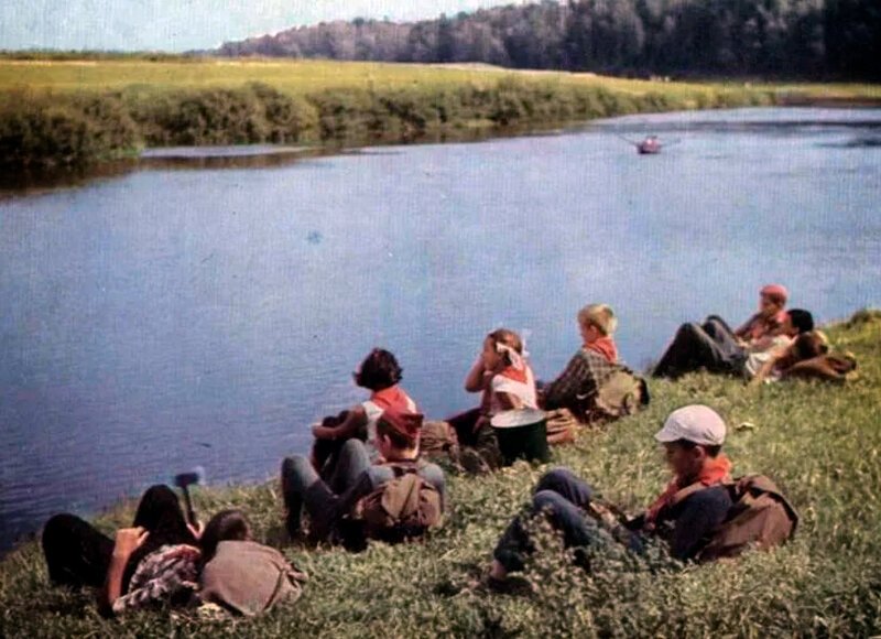 Советский отдых на природе
