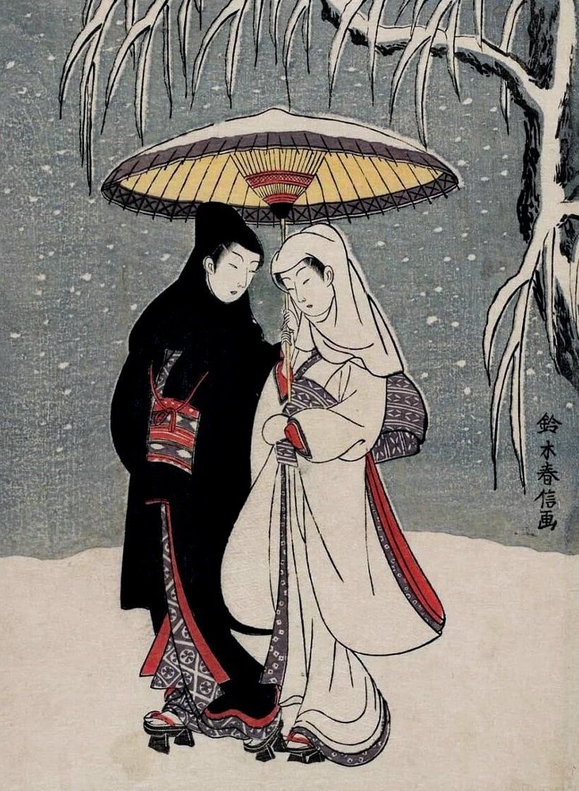 японские картинки любовь