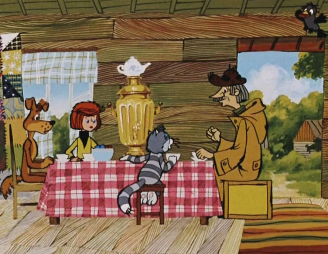 Трое из Простоквашино мультфильм 1978