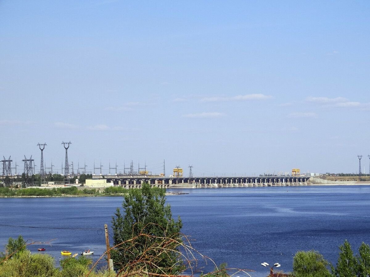 мост через волжский гэс