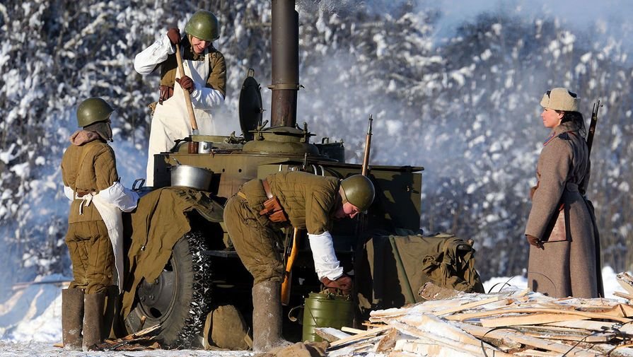 Полевая кухня фото военных лет