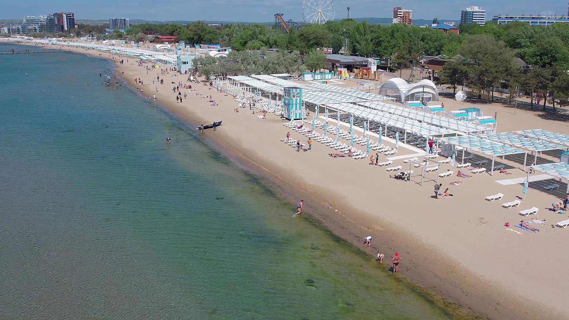 центральный пляж анапы на