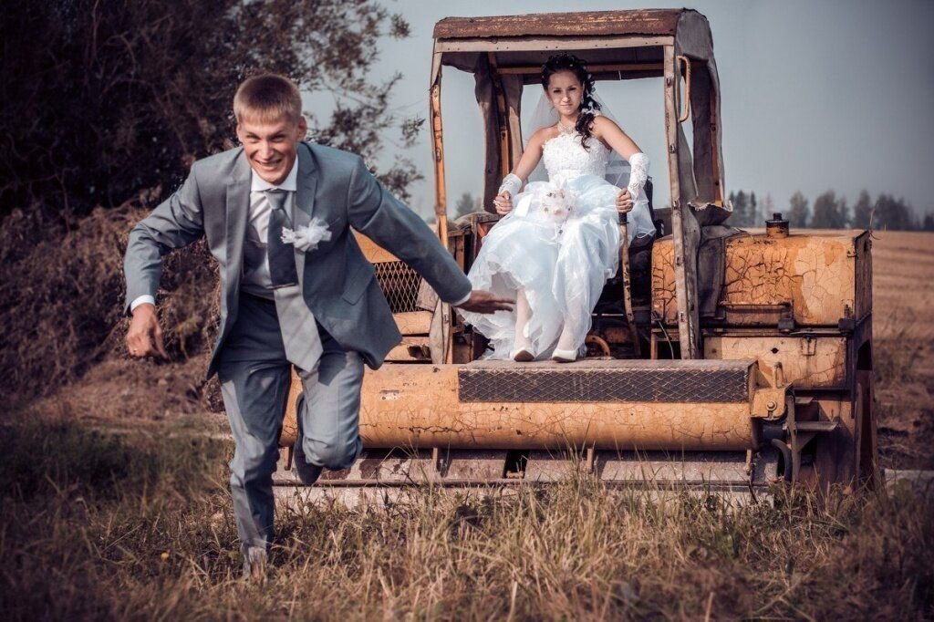 Фото с деревенской свадьбы