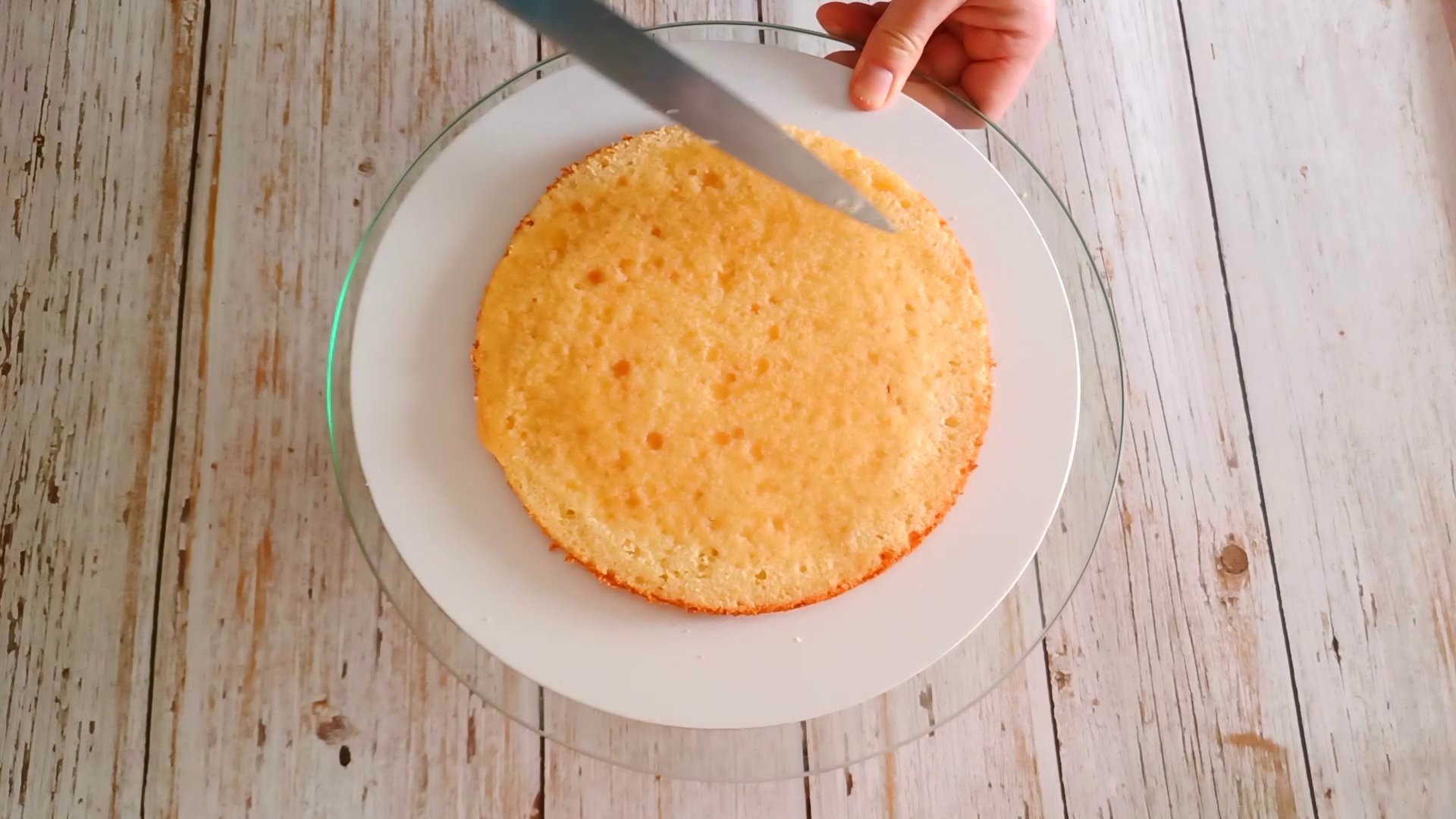 Желтые коржи для торта