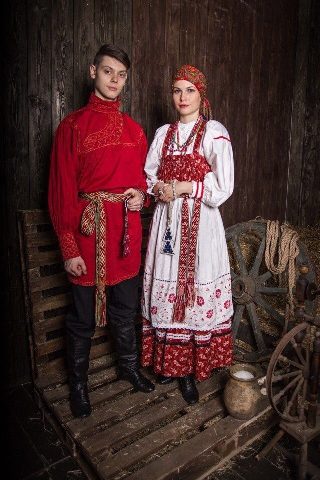 Народная одежда россии