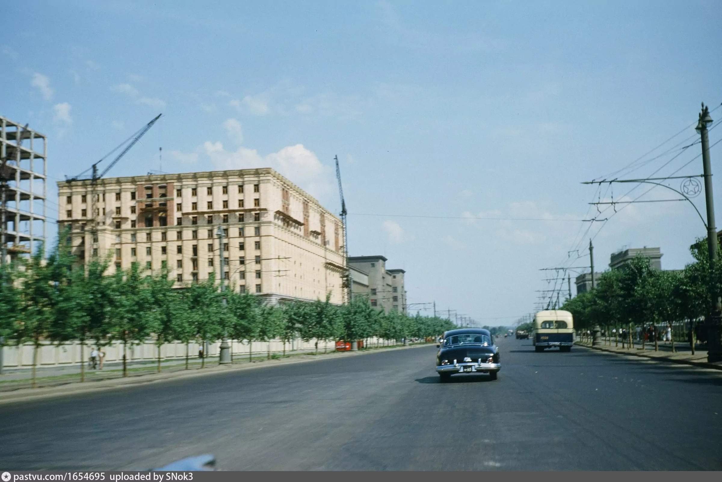 Москва воспоминания. Ул Сталина.