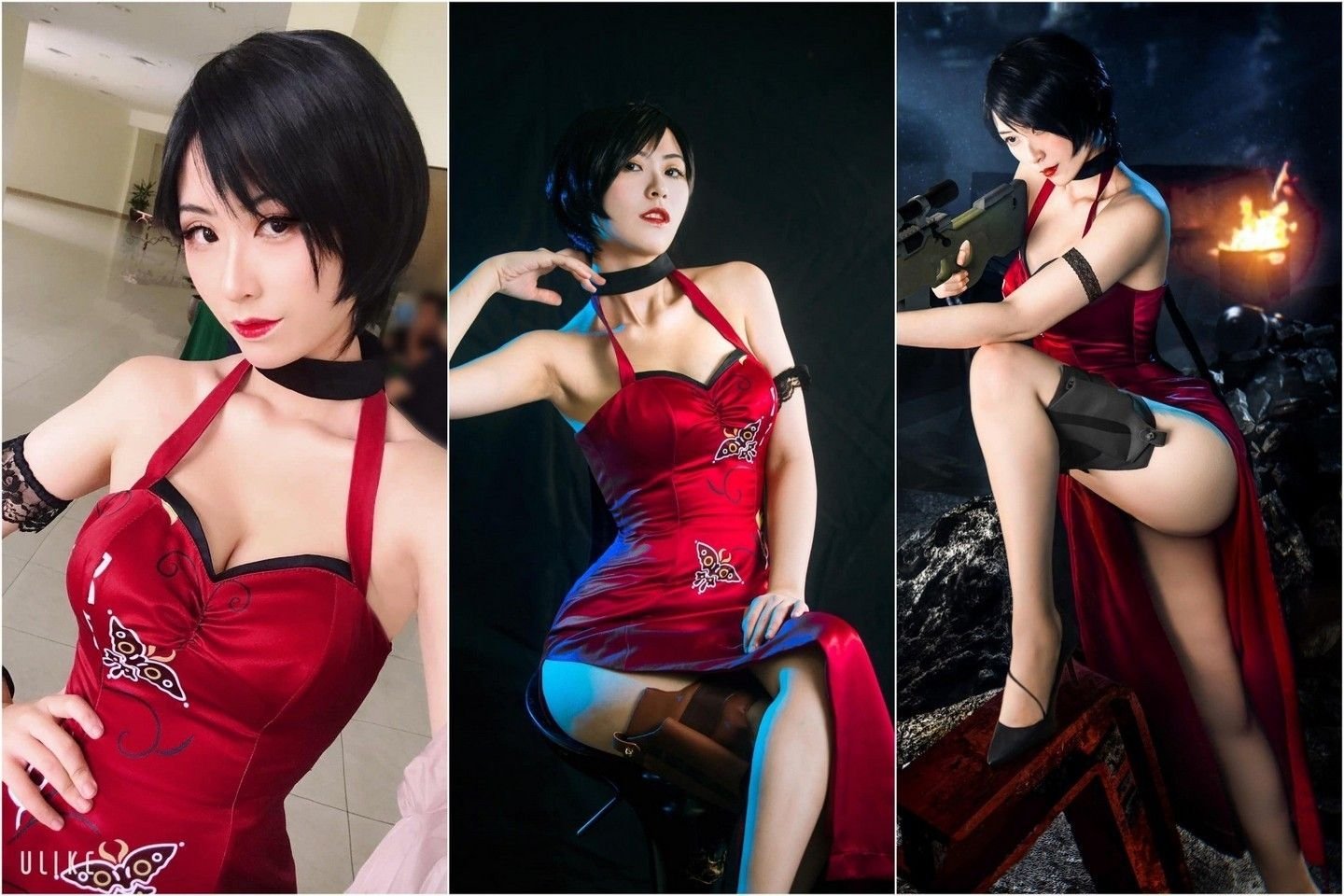 Cosplay wong. Ада Вонг ремейк 4. Ада Вонг резидент 4 ремейк. Ли Бинбин ада Вонг. Li Bingbing в роли ada Wong'.