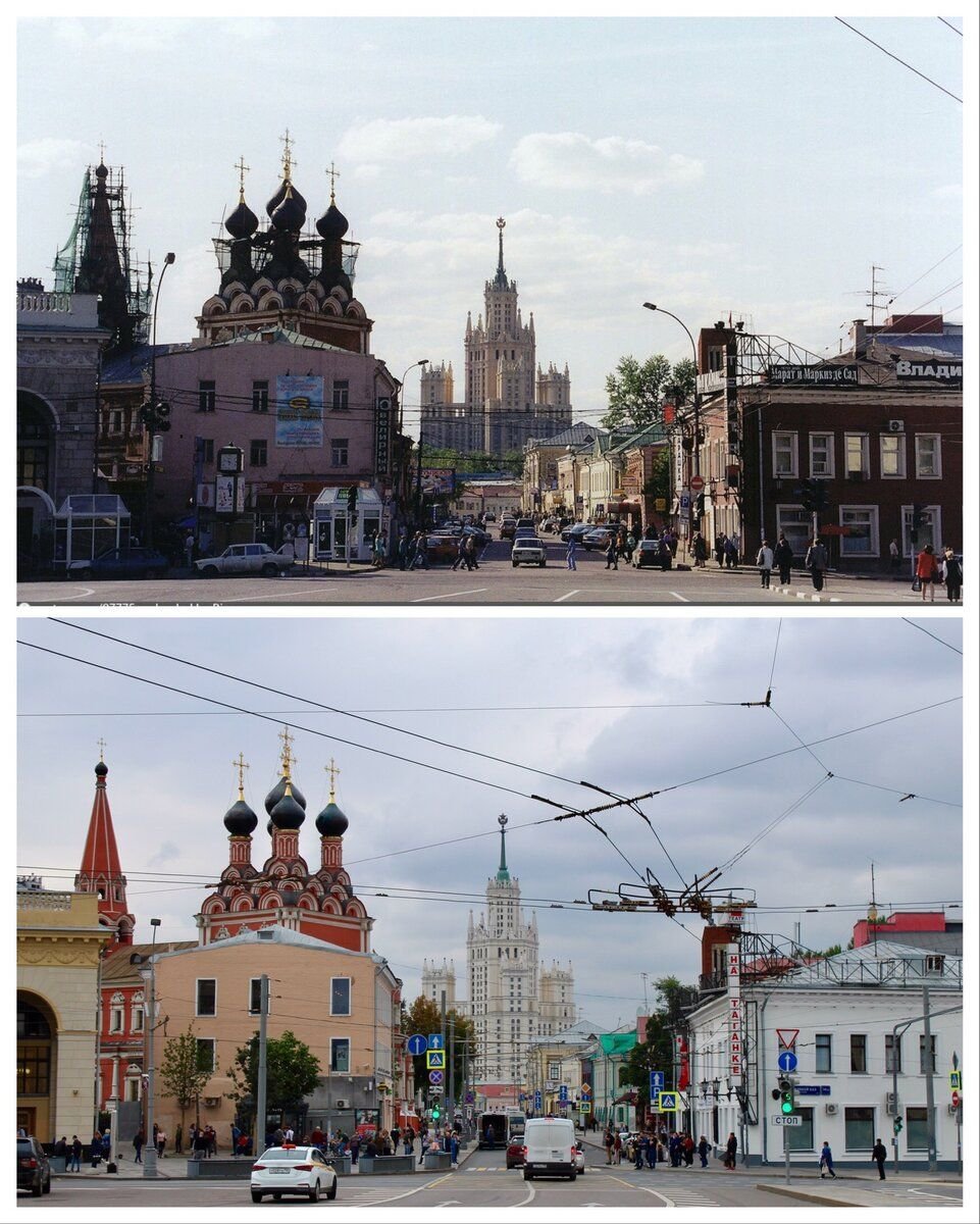 Москва при лужкове и собянине сравнение фото