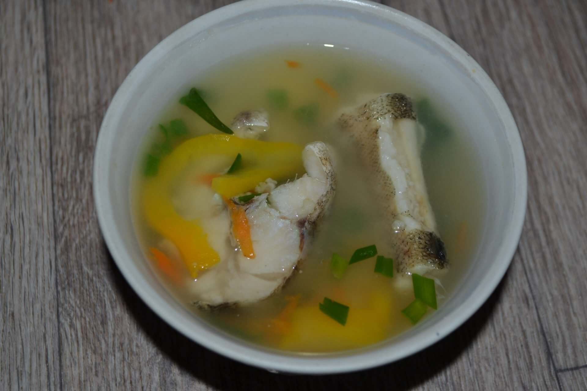 Вкусный суп из минтая