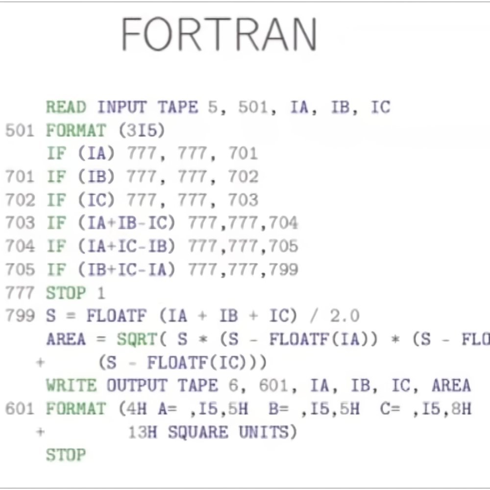 Язык программирования фортран фото
