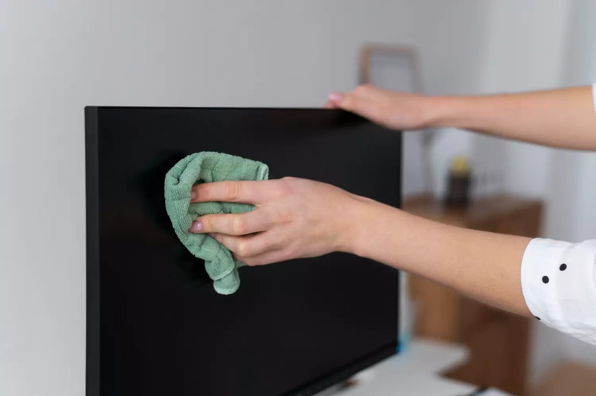 Как почистить экран телевизора в домашних. Вытирать пыль. Протирать пыль. Протирает экран телевизора. Тряпка для телевизора и монитора.