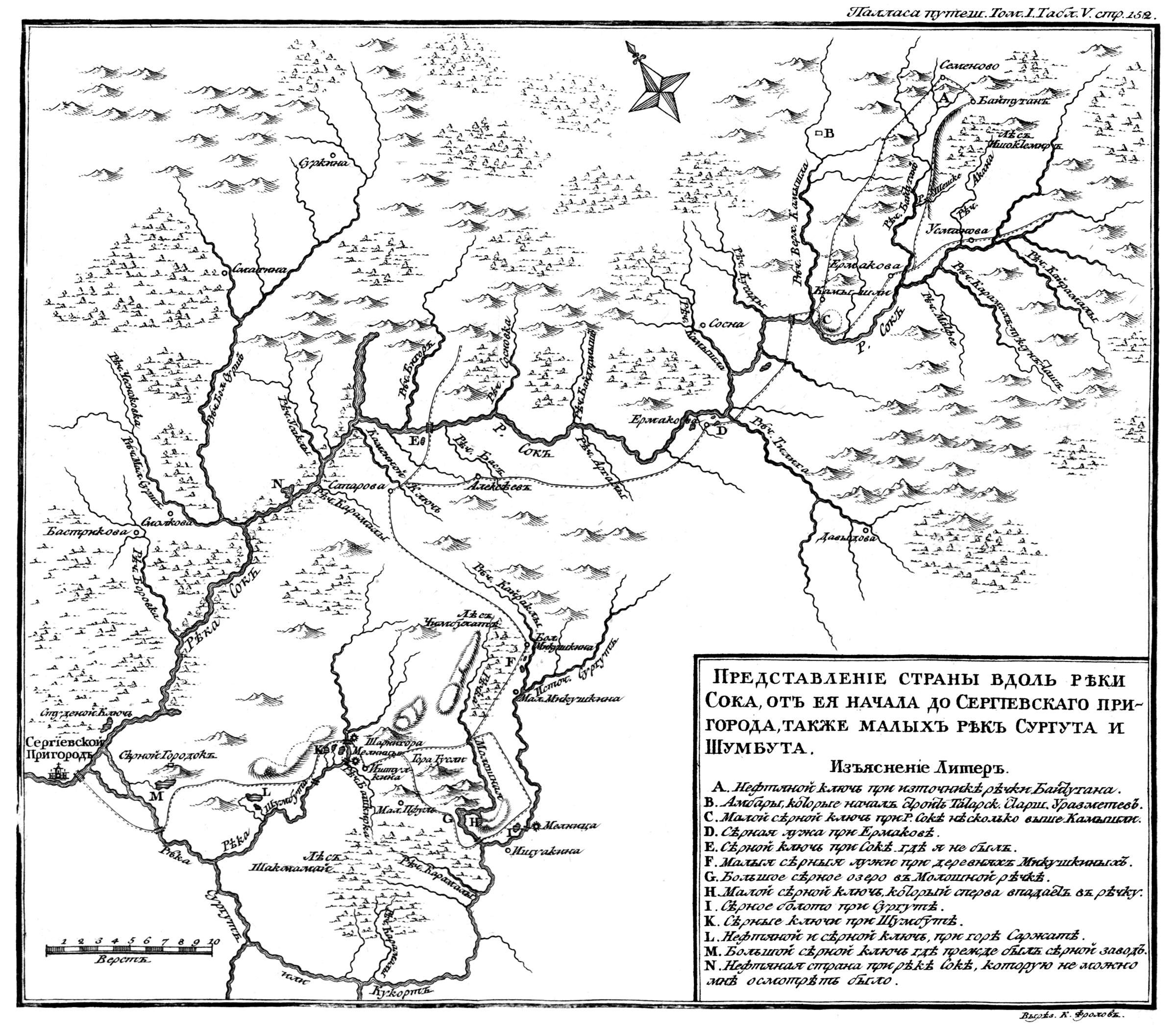 Река сок карта