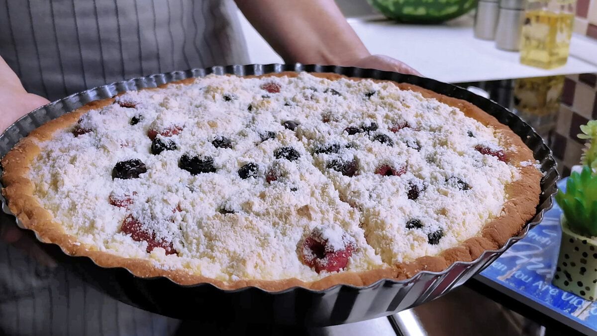 Рецепт тирольского пирога с ягодами в домашних условиях с фото пошагово