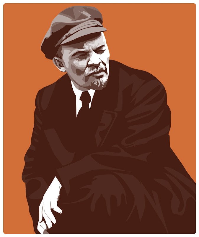 Дымок ленин. Ильич Ленин портрет.