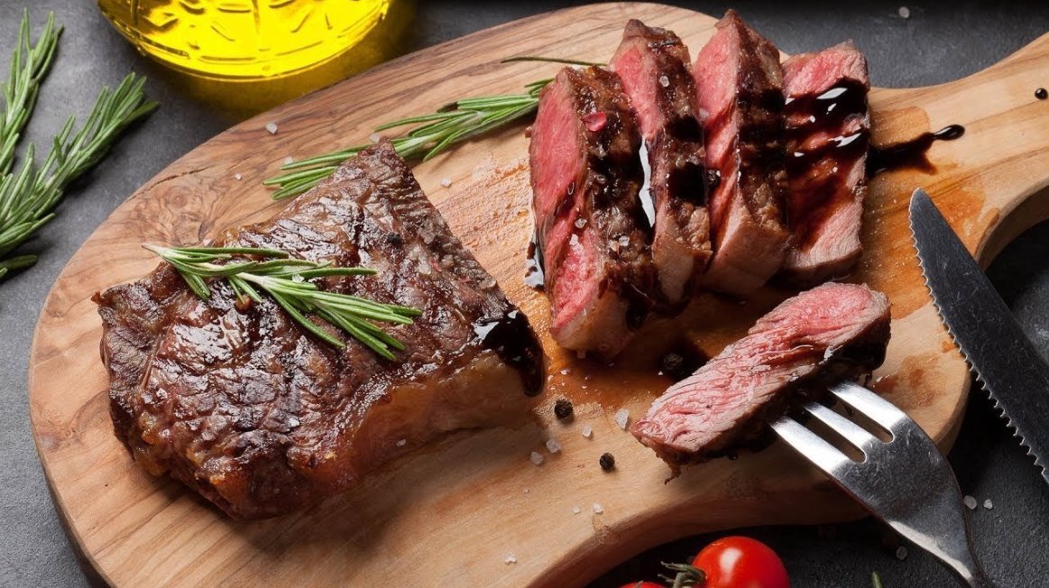 Жареная козлятина. Ростбиф рибай. Антрекот говяжий. Мраморная говядина рибай. Телятина жесткая.