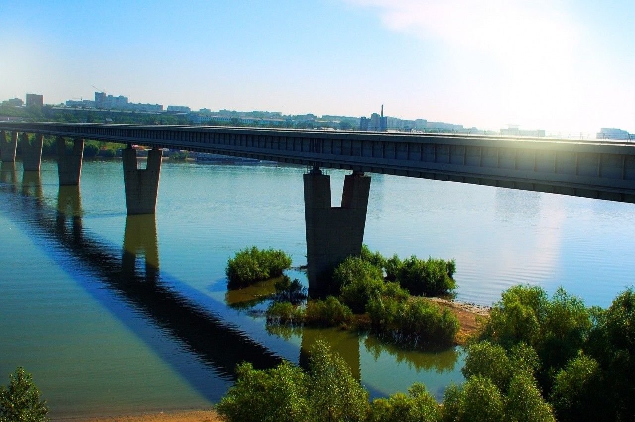 Метромост новосибирск рисунок